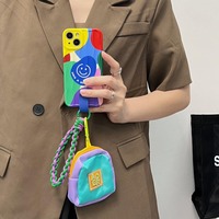 Vente chaude Ins coloré mode mignon bandoulière sangle chaîne lanière étui de téléphone de luxe pour iPhone 15 Pro Max 14 Plus 13 12 Pro 11