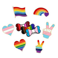 Épinglette personnalisée en émail LGBT LGBTQ, badge en métal, drapeau transgenre, drapeau arc-en-ciel, épinglette de fierté gay pour événement