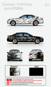 WRAPMASTER Vinilo Adhesivo para Automóviles Personalizado de 5*65 pies, Diseño Personalizado Controversial de PET, Vinilo Verde de Dibujos Animados para Envolver Automóviles, Película para Envolver Vehículos - Product Image 6