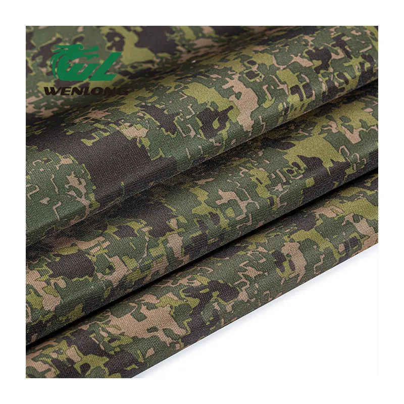 CVC Twill 20% Poly 80% Baumwolle Camo Print Philippinen Woodland Camouflage Twill Gewebe uniform