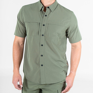 Camisa de <span class=keywords><strong>Senderismo</strong></span> Informal Transpirable con Protección Solar Personalizada de Fábrica, Camisas de Pesca de Secado Rápido de Poliéster <span class=keywords><strong>para</strong></span> Hombre - Product Image 5