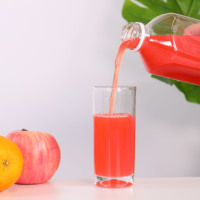 Botellas de Plástico Transparente Cuadradas Francesas Vacías de 250 ml y 500 ml para Jugo, Bebidas Energéticas, Refrescos y Café Frío para Negocios