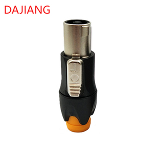 DAJIANG Waterproof 4-Pin Male Plug XLR Connector Speakon Audio <strong>Speaker</strong> Cable Compatible-Copper Material - Product Image 1