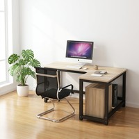 Bureau d'angle en L pour ordinateur, idéal pour le travail ou le gaming