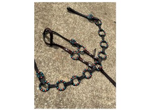 Conjunto de Arneses para Caballos de Cuero Occidental de Calidad de Exportación con Detalles Hechos a Mano Disponible en Tamaños Personalizados desde India - Product Image 4