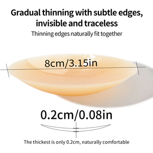 Cache-tétons invisibles en silicone ultra-fins pour <span class=keywords><strong>femme</strong></span>, finition mate sans couture, imperméables, lavables et tendance - Product Image 2