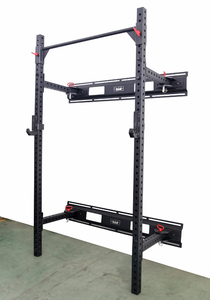 Equipo de gimnasio comercial para el hogar, jaula plegable para sentadillas montada en la pared que ahorra espacio - Product Image 2