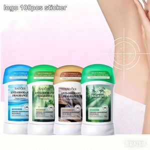 Desodorante herbal unisex Sadoer en barra, aroma refrescante, fácil absorción, fragancia duradera, bálsamo desodorante corporal antiolor. - Product Image 1