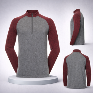 Sudaderas Deportivas con Cierre de Cremallera, Personalizadas con Logotipo Bordado, Transpirables, que Absorben la Humedad, de Secado Rápido, para Correr al Aire Libre, Entrenamiento Atlético - Product Image 1