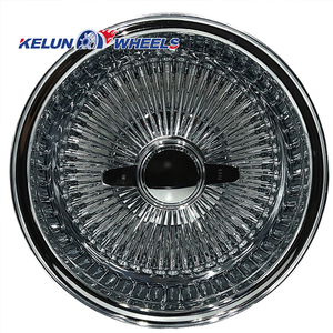 Jantes de voiture de luxe en acier chromé à rayons multiples de 13 pouces 14x7 neuves 4 pièces - Product Image 6