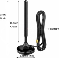 Antena Komunikasi Dalam Ruangan Helium Cellular FRP Nirkabel 868/915MHz LoRa 3dbi ABS+Tembaga