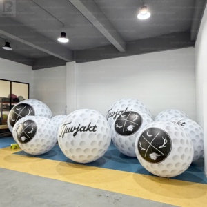 Orbe de golf gonflable personnalisé résistant aux intempéries, éclairé et portable, pour expositions de golf en extérieur, stands commerciaux, stands de centres commerciaux et événements - Product Image 5