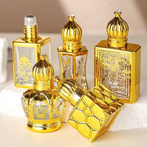 Tùy chỉnh thiết kế 10ml kính cuộn trên chai vàng sáng bóng thủy tinh tinh dầu chai với con lăn thép bóng - Product Image 5