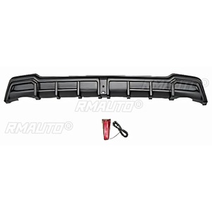 Kit carrosserie pour Honda Civic 11e génération 2022-2023, séparateur de pare-chocs arrière noir mat style YOFER, spoiler de pare-chocs arrière, accessoires de voiture - Product Image 5