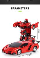 2 en 1 deformación Control remoto RC coche transformación Robots vehículo deportivo modelo niños regalos para niños