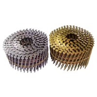 Clous en bobine pour béton, pneumatiques, pour palettes, cartons, applications directes, DIY, courants, 50 mm, peints, pour encadrement, lisses, application par trempage en usine