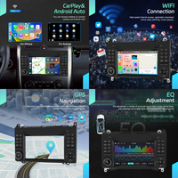 Autoradio Android 7 pouces Podofo pour Mercedes Benz B200/Viano/VITO/Classe A/B, CarPlay/Android Auto sans fil, GPS, 4+64/6+128G