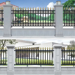 Hiện đại ban công rèn sắt lan can thiết kế tùy chỉnh sân thượng nhôm lan can rèn sắt lan can - Product Image 4