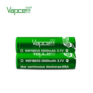 Vapcell INR18650 2600mah 25A Rewrap Molicel p18650 lityum iyon batarya hücreleri PK VTC6 INR18650 el feneri için düz üst - Product Image 6