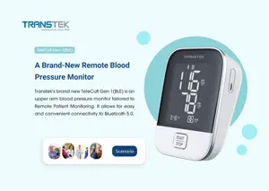 A Connected Upper Arm Blood Pressure Monitoring Tensiometer Sphygmomanometer Transtek Telemedicine Equipment BP Apparatus