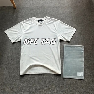 Camiseta Oversize de Lujo para Hombre con Escaneo NFC, Estilo Hip Hop, 250 GSM, Diseño Gráfico, Algodón Pesado, Personalizable, Tallas Grandes - Product Image 6