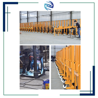 Mini 1Ton Self-Lift Semi Électrique Treuil Palan Manuel Palette Gerbeur Portable Chariot Élévateur avec Moteur pour Entrepôt Chargement Chariot Élévateur