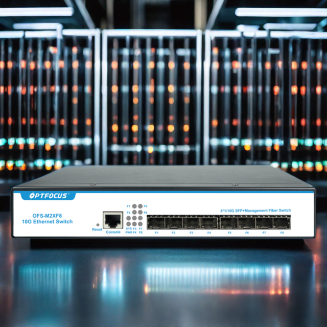 New Original Uplink Layer 2 Managed Switch 8 10G SFP 8 Port Ten Gigabit Network Switch