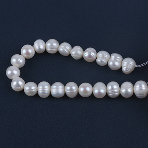 <strong>8-9mm</strong> Thread Punch <strong>Pearl</strong> White <strong>Pearl</strong> String Natural Freshwater <strong>Pearl</strong> <strong>Loose</strong> Wholesale