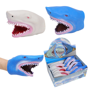 โมเดลฉลามเมกาโลดอน ของเล่นเสริมพัฒนาการเด็ก รูปทรงสัตว์ทะเล ทำจากยาง รูปทรงฉลามทะเล ของเล่นจำลองฉลาม  ถุงมือฉลาม  ของเล่นพลาสติก - Product Image 3