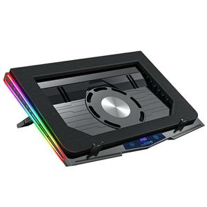 COOLCOLD mạnh mẽ Twin <span class=keywords><strong>Turbo</strong></span> <span class=keywords><strong>Fan</strong></span> 3200 rpm Heavy Duty máy tính xách tay làm mát Pad 17.3 inch Vòng cao su con dấu máy tính xách tay Cooler Pad - Product Image 3