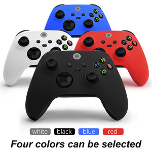 ปลอกซิลิโคนสำหรับคอนโทรลเลอร์เกม Xbox Series X S ฝาหลังป้องกันสีขาวดำ - Product Image 4