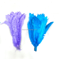 Plumes de faisan blanchies et teintes de 18-20 pouces pour la décoration de robes de carnaval et l'artisanat – Vente en gros 2025