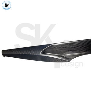 Faldones Laterales de Fibra de Carbono Seca para <span class=keywords><strong>FF</strong></span> 488 GTB Spider, Kit de Carrocería, Parachoques de Fibra de Carbono Nuevo con Recortes para Faros Antiniebla, Negros, Atornillables - Product Image 5