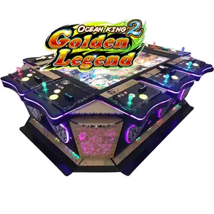Golden Legend High Profit Stand 3/4/6/8/10P Peixe Arcade Pesca Jogo Table Máquina de Tabuleiro