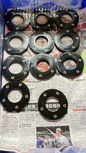Original Design Injection Molded Plastic Encapsulated Reinforced Industrial Mount <b>Ring</b> <b>Plate</b> with Steel Insert - Product Image 4