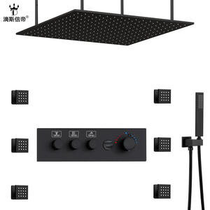 Sistema de Ducha de Lluvia LED con Pantalla Digital Inteligente, Juego de Ducha Simple de Acero Inoxidable para el Hogar, Juegos de Herrajes para Baño - Product Image 5
