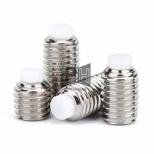 Su misura OEM 304 in acciaio inox plastica stantuffo fermo vite/testa di Nylon tampone vite - Product Image 1