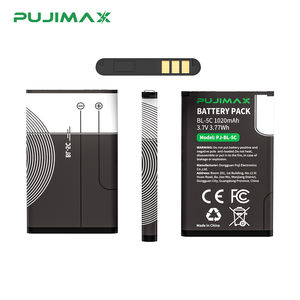 Pujimax BL-5C 3.7V 1020mAh แบตเตอรี่โทรศัพท์มือถือสำหรับ <span class=keywords><strong>Nokia</strong></span> 1100 1110 1200 1208 1280 1600 2600 2700 3100 3110 5130 N70 6230i - Product Image 1