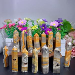 Piedras Preciosas Curativas al por Mayor, Torre Espiritual de <span class=keywords><strong>Jaspe</strong></span> Abeja, Cristal Tallado para Decoración del Hogar - Product Image 2