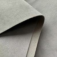 Cuir véritable écologique double face en velours de vachette, tissu en cuir véritable, matière en daim végétalien, nubuck pour chaussures, bottes, sacs à main