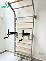 Barres murales de gymnastique type échelle suédoise, capacité de charge de 150 kg, utilisation multi-générations pour l'entraînement physique et la rééducation