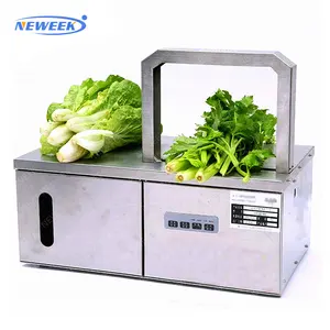 NEWEEK fabrika fiyat 12mm opp bant sosis çemberleme ambalaj otomatik ciltleme sebze bağlama makinesi