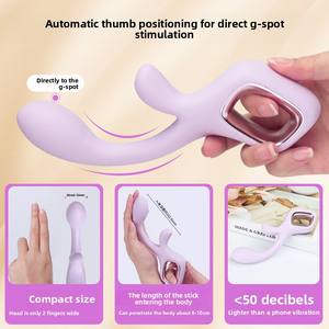 Duim C-punt Positionering Vrouwelijke G-<span class=keywords><strong>spot</strong></span> <span class=keywords><strong>Hard</strong></span> lichaam Sterke trillingen Volwassen vrouwelijk masturbatieapparaat Model SHDS6812 - Product Image 2