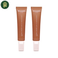 Aplicador puntiagudo, crema para ojos, tubo de plástico, producto para ojos, tubo vacío, embalaje de plástico para el cuidado de la piel, 10ml, 20ml, 30ml, tubo redondo