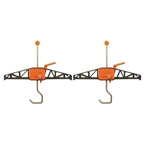 Pince d'escalier industrielle en aluminium, stabilisateur d'accessoire d'escalier à portée étendue/support mural pour échelles pliantes et extensibles EN131 - Product Image 1