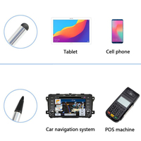 Stylet universel pour tablette et téléphone, capacitif/résistif, pour iPhone, iPad, Android, tous les écrans tactiles, stylet en caoutchouc pour écrire