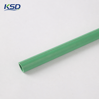 Muestra Gratuita de Tubería de Plástico KSD, Tubería Verde para Agua Fría y Caliente PN12.5, Tuberías PPR para Materiales de Plomería