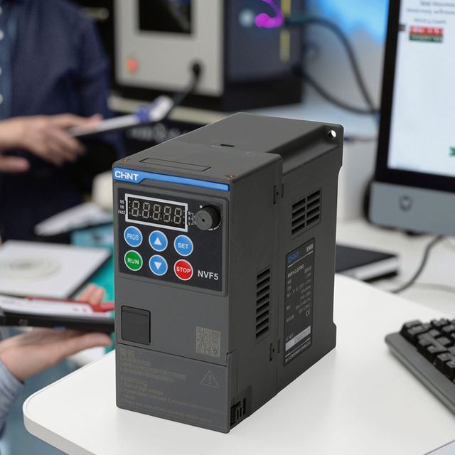 Chint NVF5 0.75kw~7.5kw Variable Frequency Driver Single-Phase 230V Inverter Frequency Converter Motor AC VFD