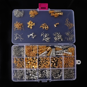 Kits de fabrication de bijoux très vendus, crochets pour boucles d'oreilles, épingles à tête, anneaux de jonction, fermoirs à homard, kit de fournitures pour la fabrication de bijoux DIY - Product Image 3