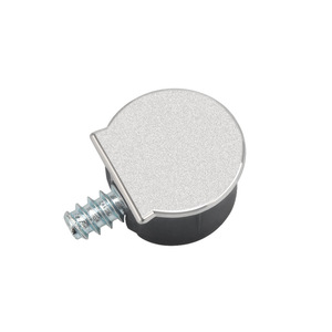 Soporte de estante de aleación de zinc para montaje en pared, riel de doble amortiguación no desmontable, diseño moderno y sencillo para gabinetes, armarios y muebles. - Product Image 1